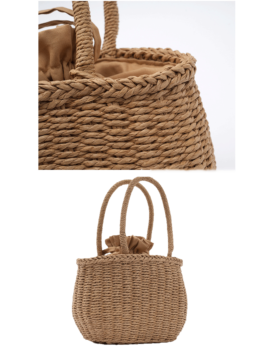 Bolso de Mano Elegante y Casual Tejido