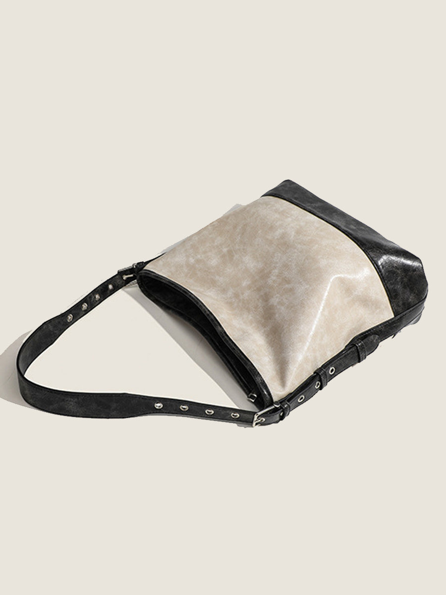 Bolso de Mano Bicolor