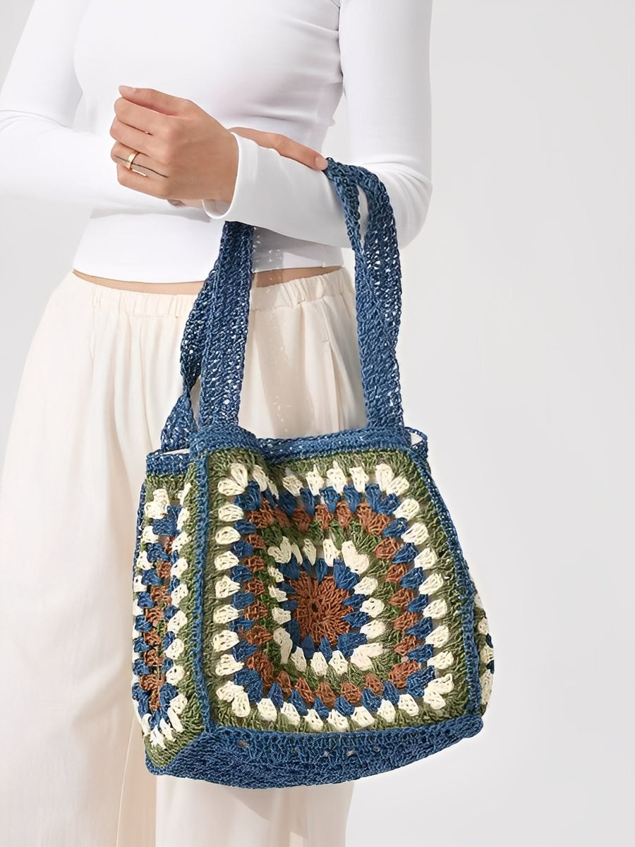 Bolso un Hombro Magnetic Hebilla Gran Capacidad Tejido