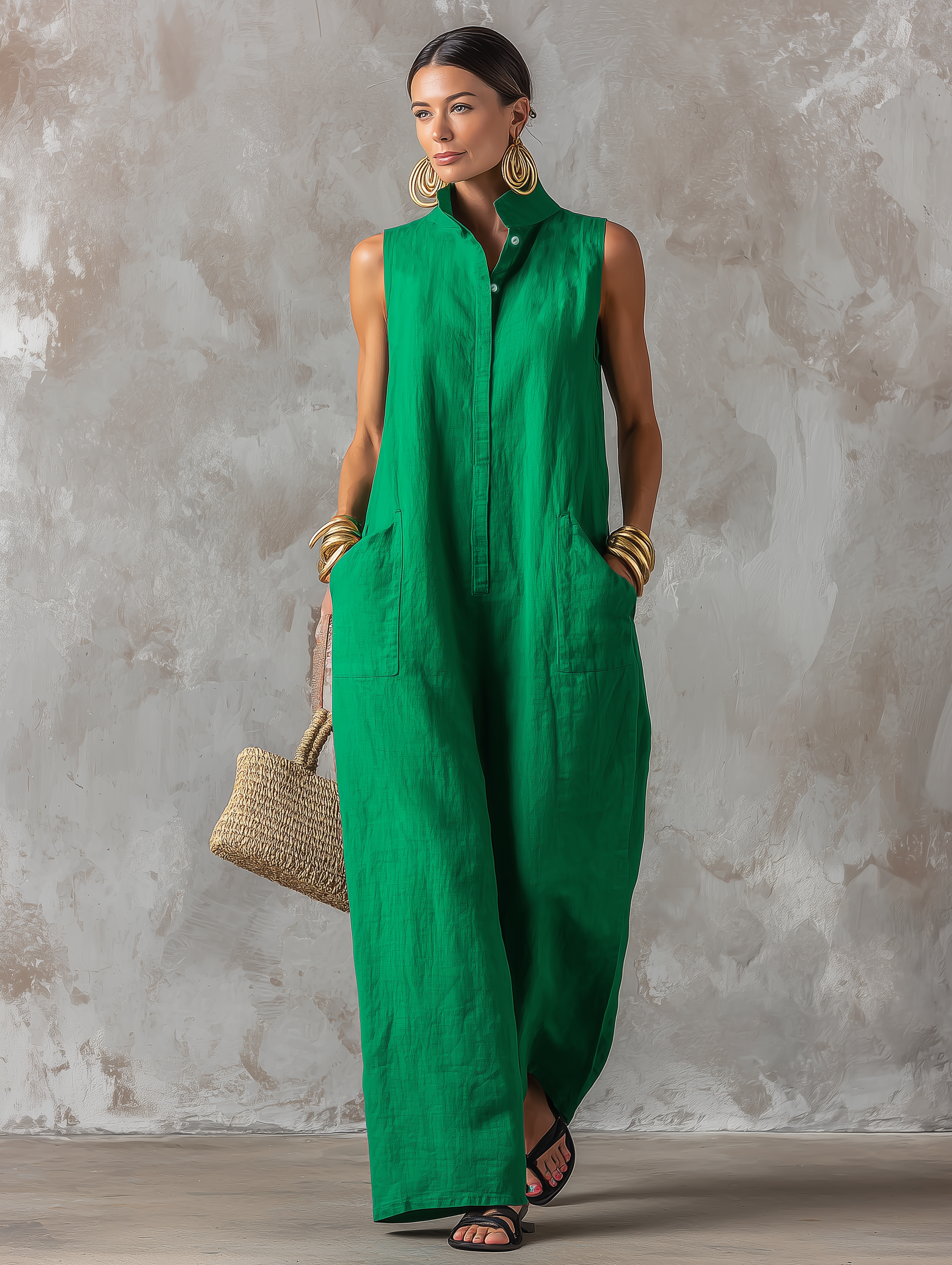 Mono Minimalista Holgado-Fit Lino Mao