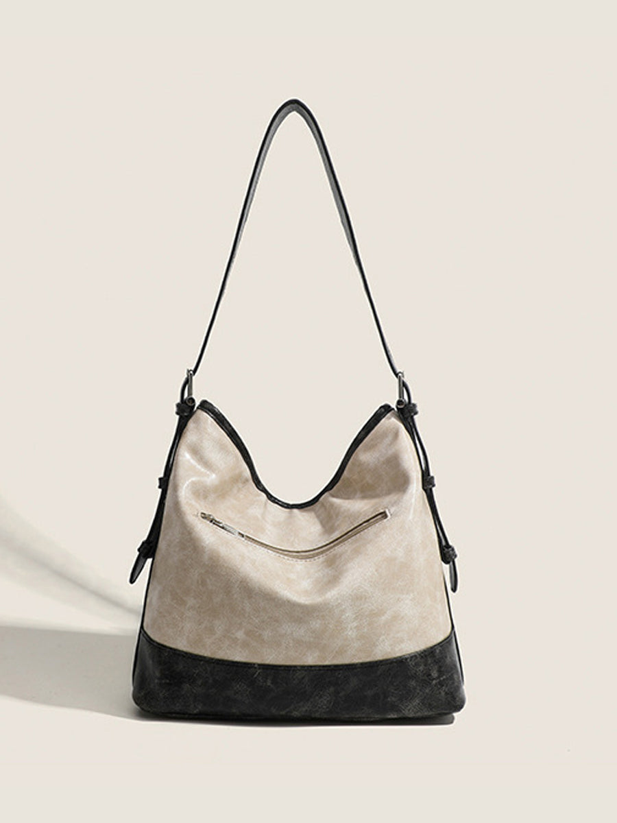Bolso de Mano Bicolor