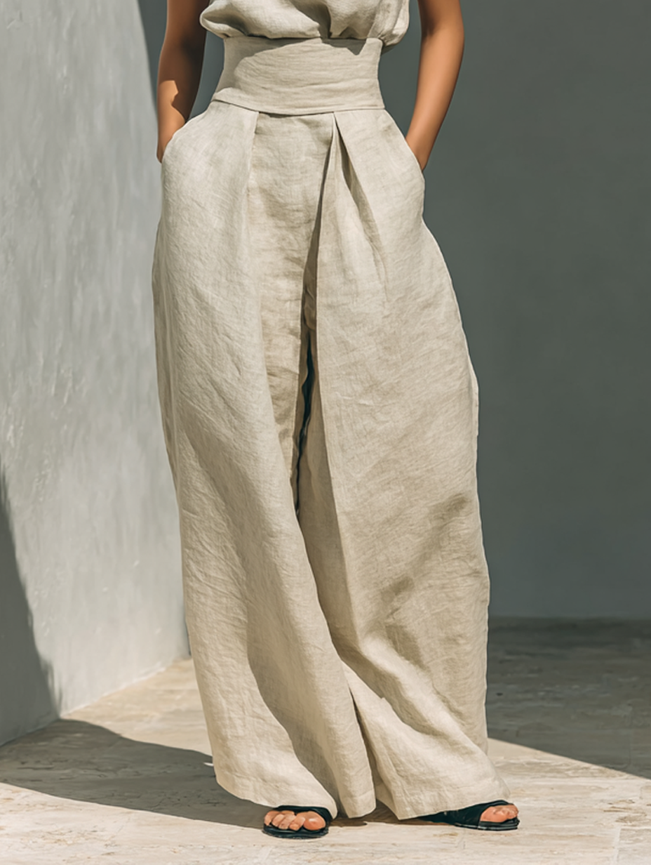 Conjunto Minimalista Algodón Lino