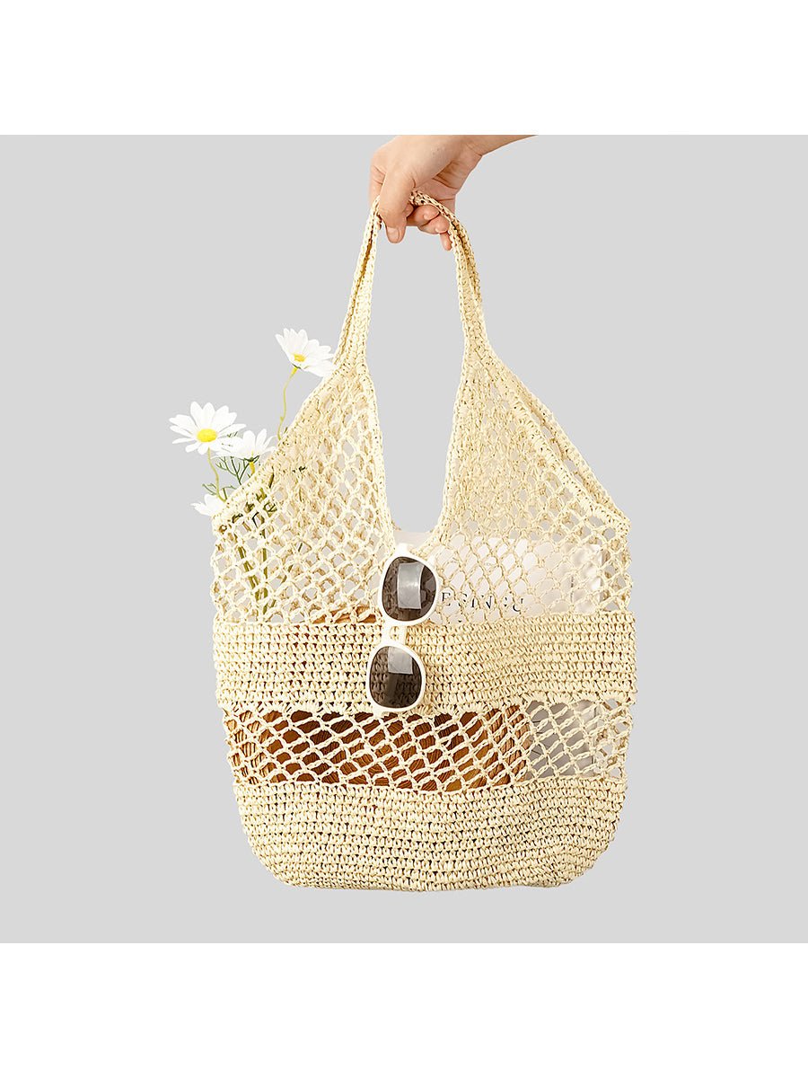 Bolso de Mano Vacaciones Tejido