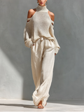 Conjunto Beige Punto Alto
