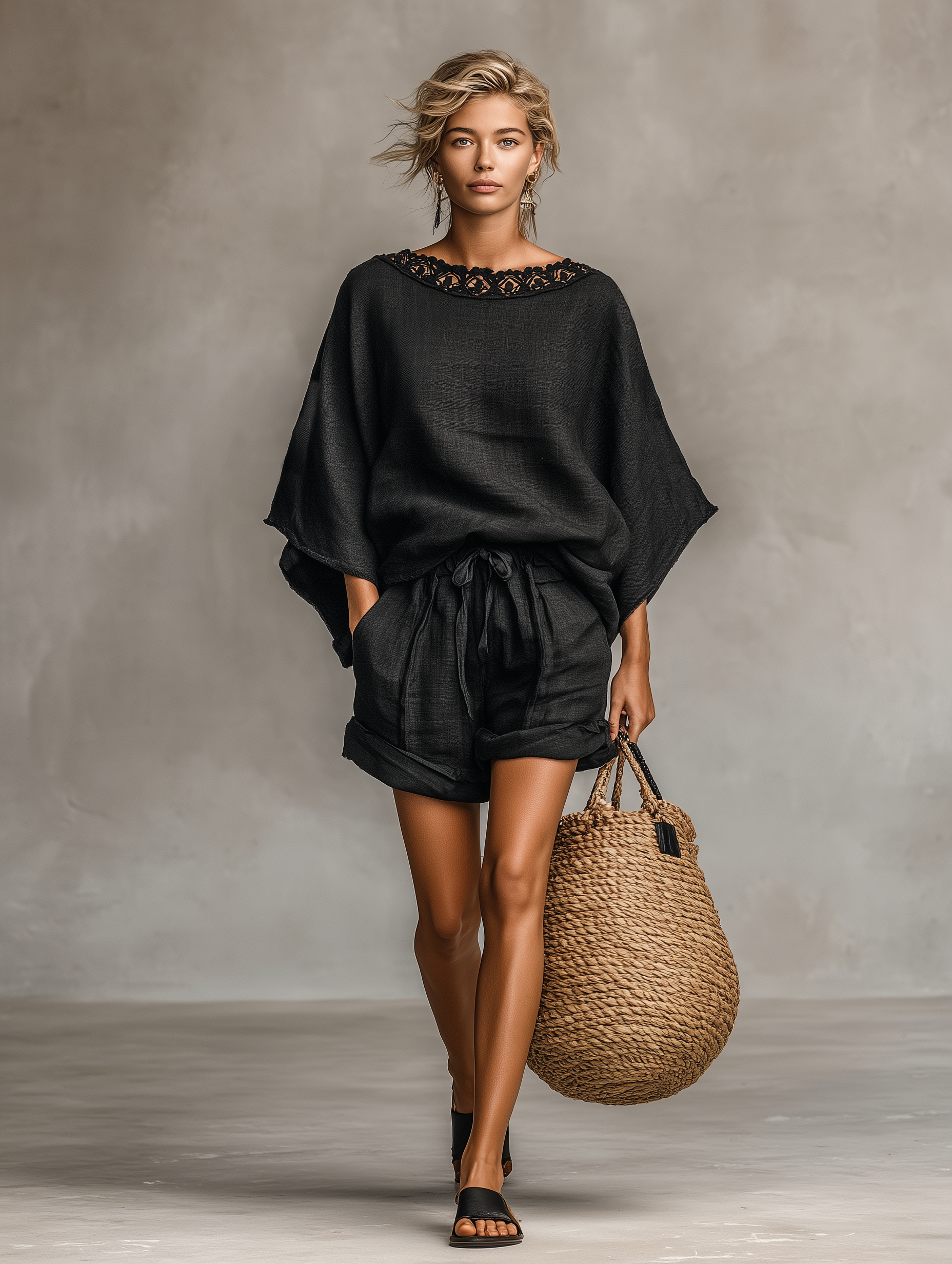 Conjunto Minimalista Lino Barca Corto
