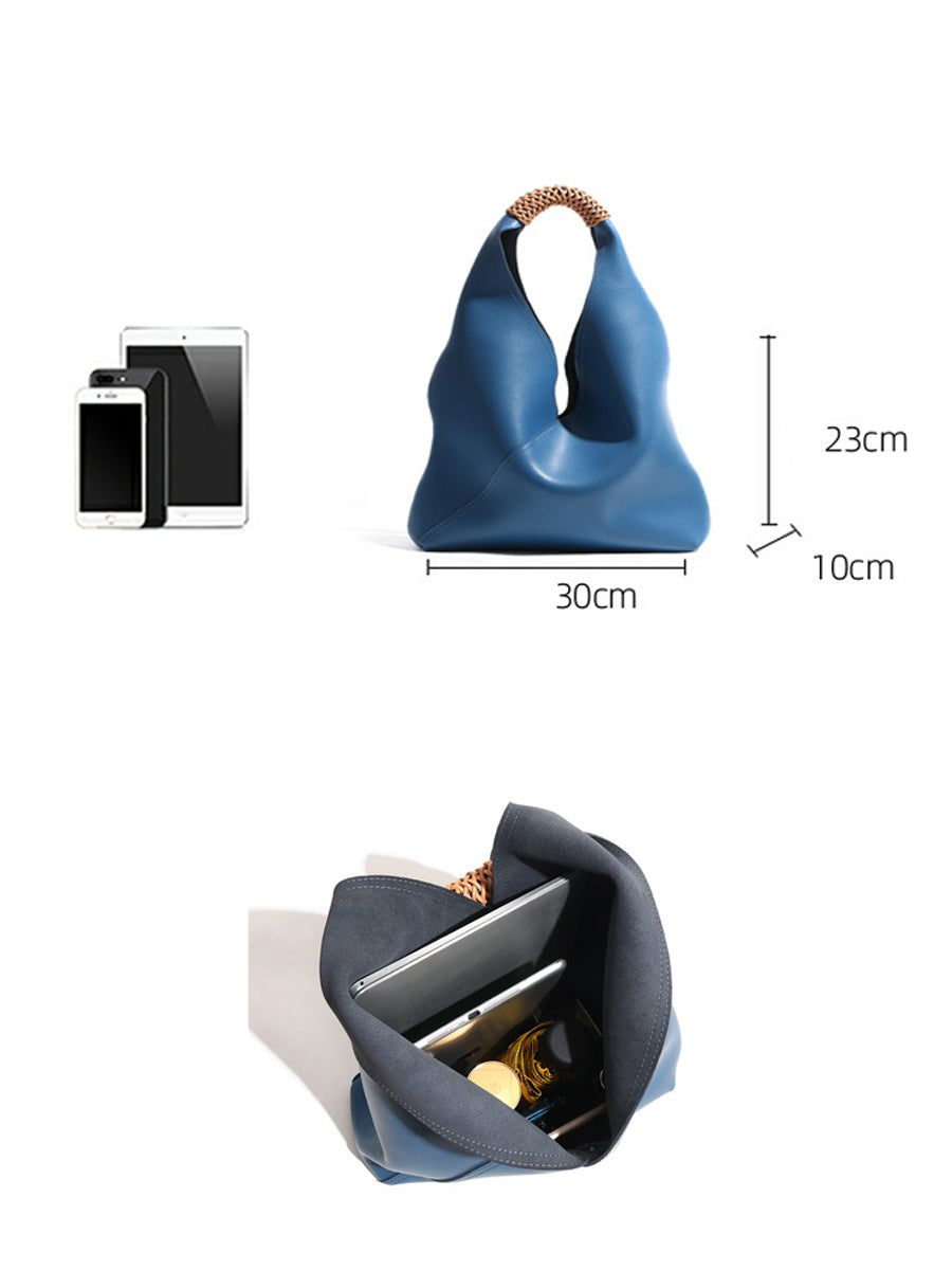Bolso de Mano Diseñador Cuero