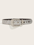Cinturón Glamuroso Strass - Embellished Hebilla