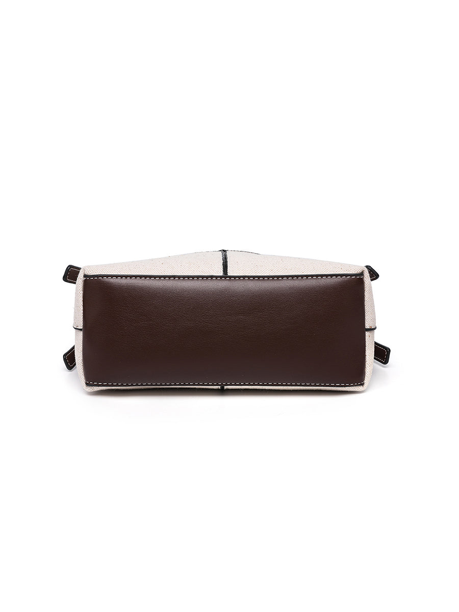 Cartera Bandolera Lona con Dorado Cremallera