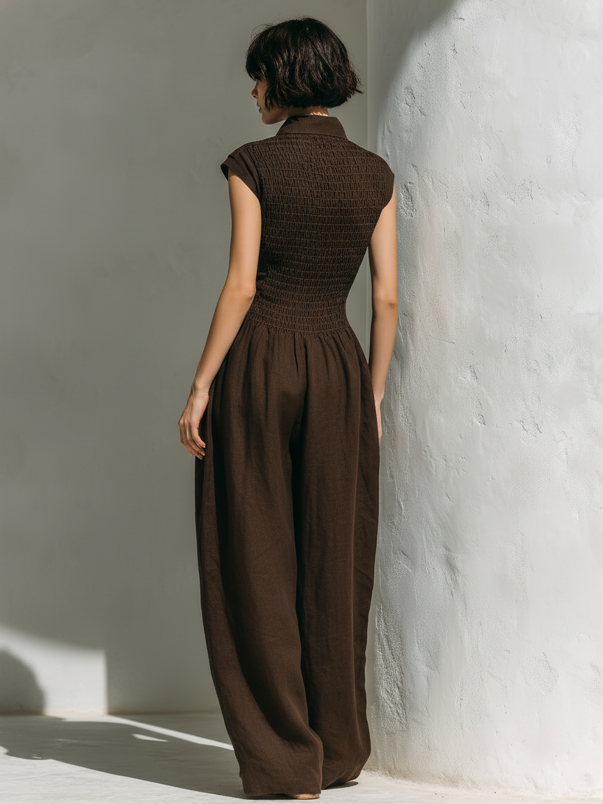 Mono Minimalista Lino Casquillo Wide