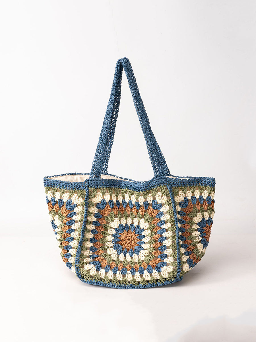 Bolso un Hombro Magnetic Hebilla Gran Capacidad Tejido