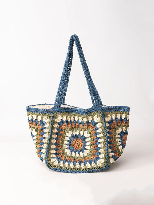 Bolso un Hombro Magnetic Hebilla Gran Capacidad Tejido