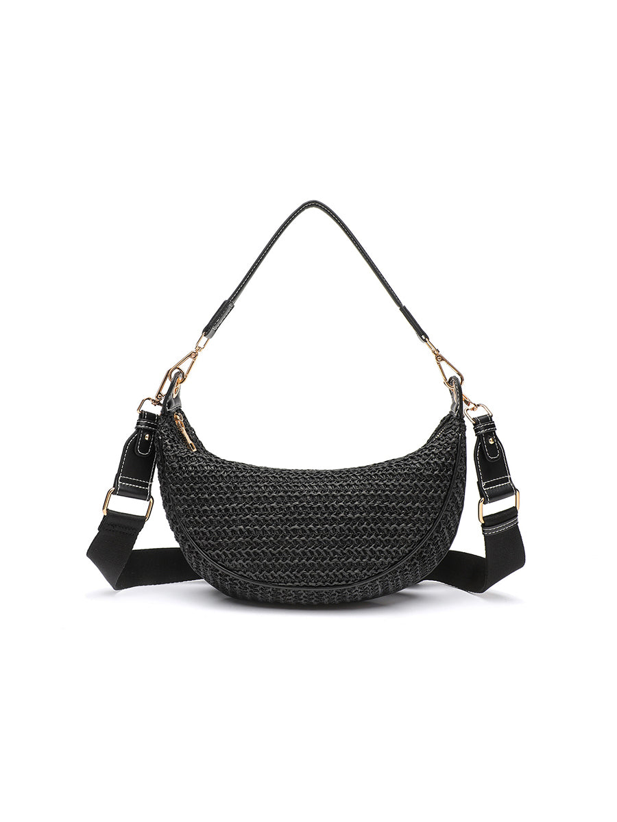 Bolso Casual Hombro Bandolera Tejido Axila Bolso