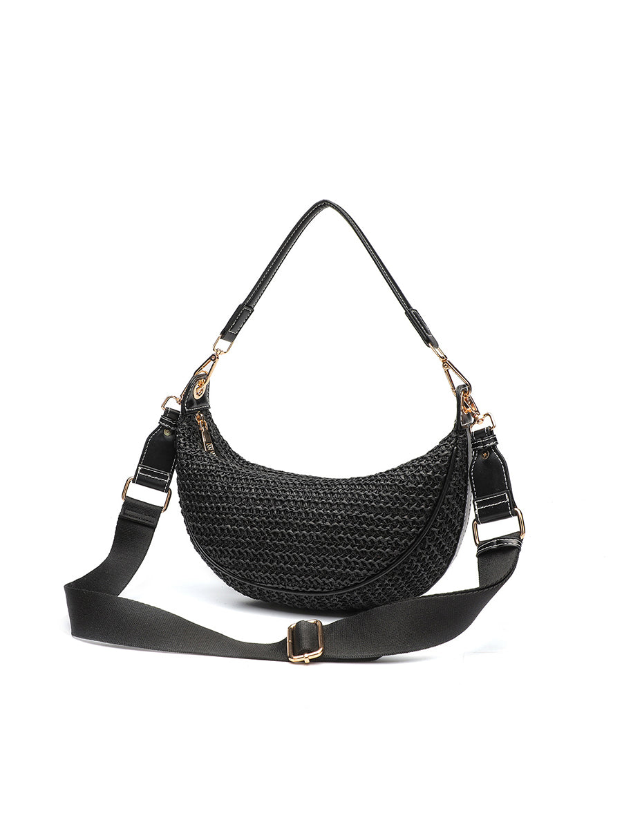 Bolso Casual Hombro Bandolera Tejido Axila Bolso