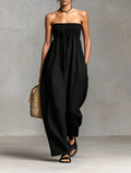 Mono Minimalista Holgado-fitting Lino Cierre